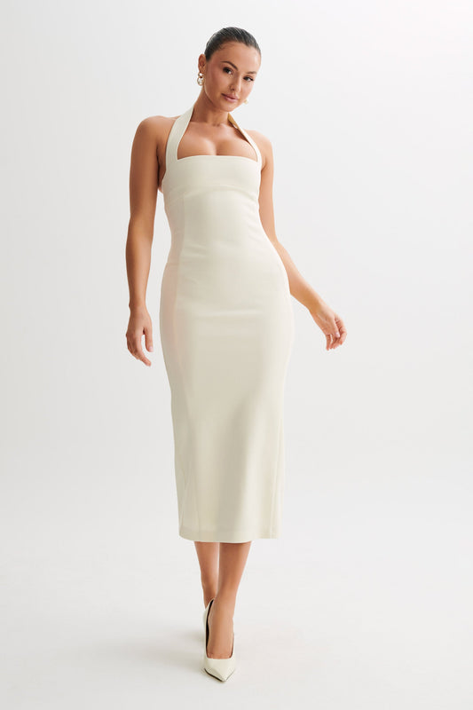 Athena Pleated Maxi Dress in Rose - westharlow